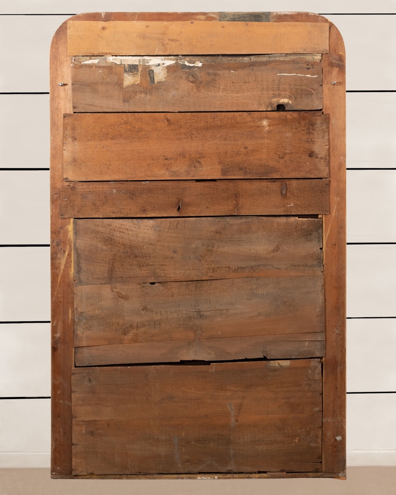 Louis Philippe-style Gilded Wooden Mirror, H. 153, W. 98-photo-4