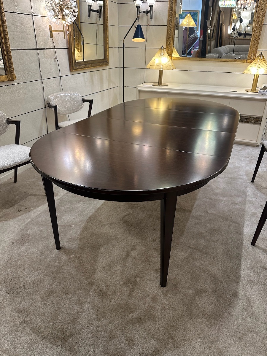 Table scandinave en palissandre - 1960 - L.220 cm. X 120 cm