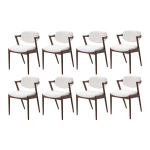 Set Of 8 Scandinavian Teak Chairs, 1960s