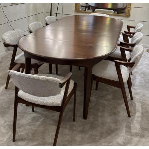 Scandinavian Teak Table For 8