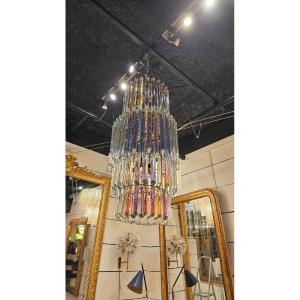 1970 Murano Rainbow Chandelier