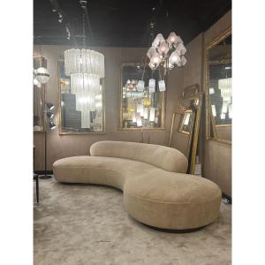 Large "serpentine" Sofa Designed By Vladimir Kagan