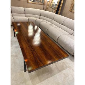Table basse par Aasbjerg Johannes par Illums Boligus plateau en palissandre 1960