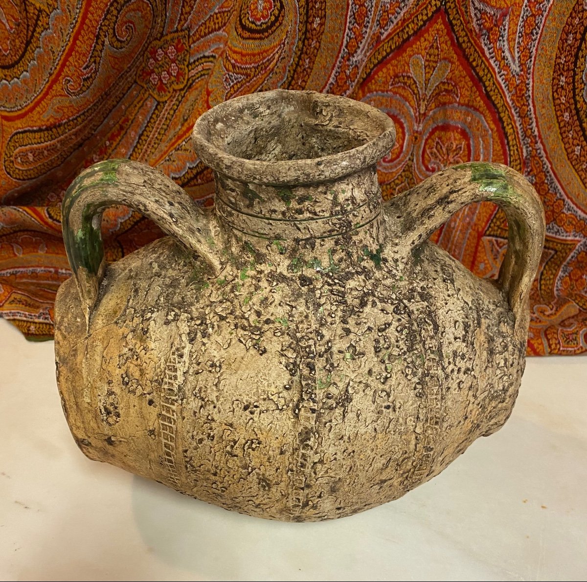 Glazed Terracotta Barrel 18th-photo-3