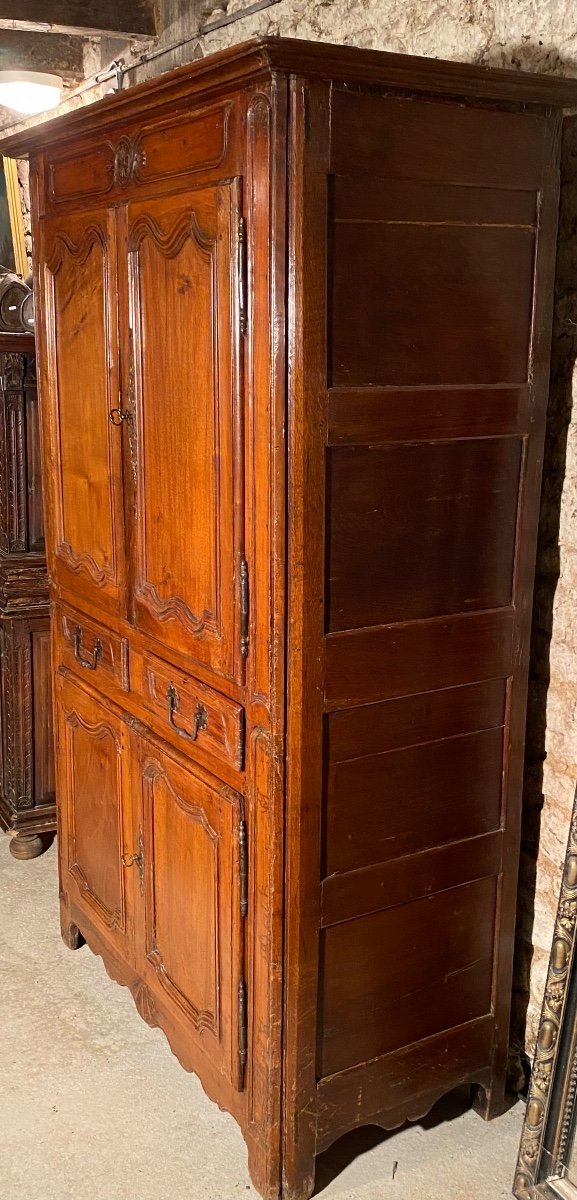 Small Louis XV 4-door Buffet From Beaujolais -photo-2