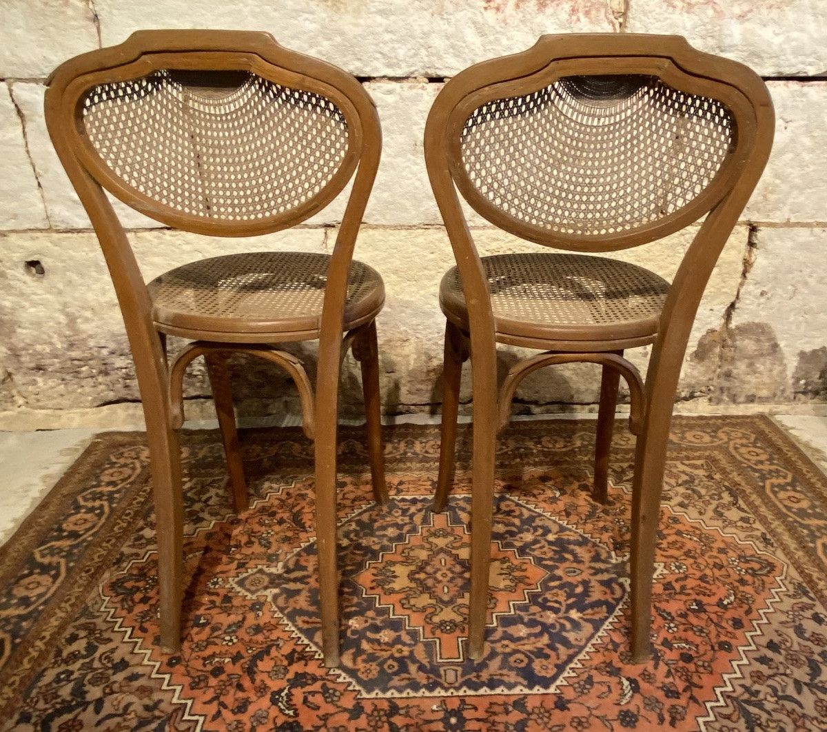 Paire de chaises Art Nouveau KOHN-photo-4