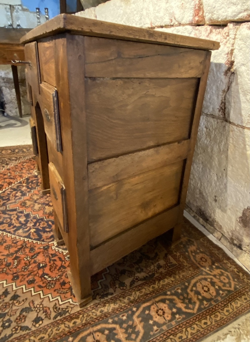 Petit bureau trapézoïdale 18ème siècle -photo-4