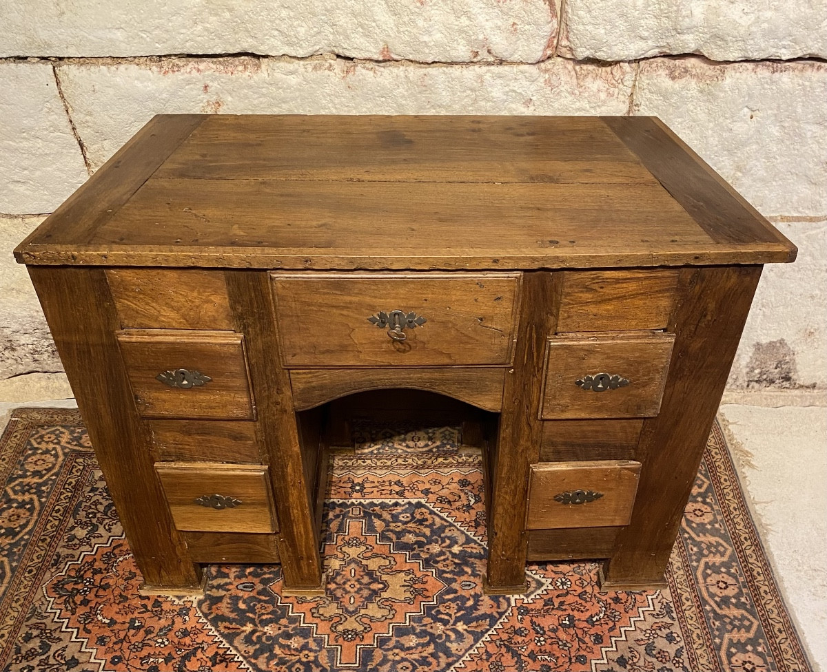 Petit bureau trapézoïdale 18ème siècle 