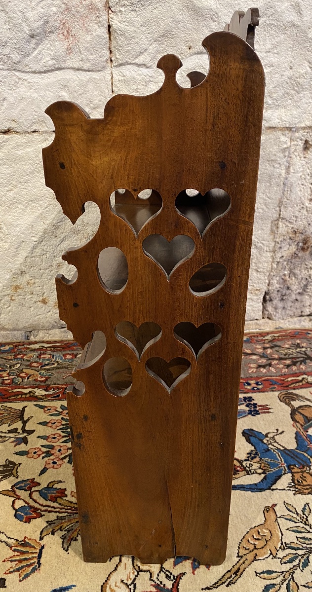 19th Century Walnut Wall Shelf-photo-7