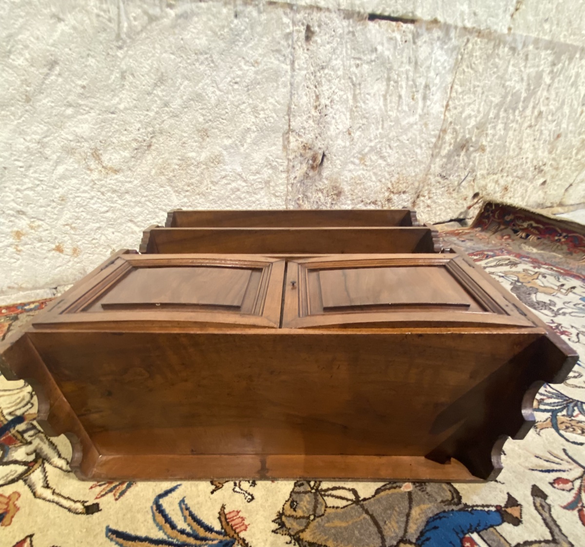 19th Century Walnut Wall Shelf-photo-8