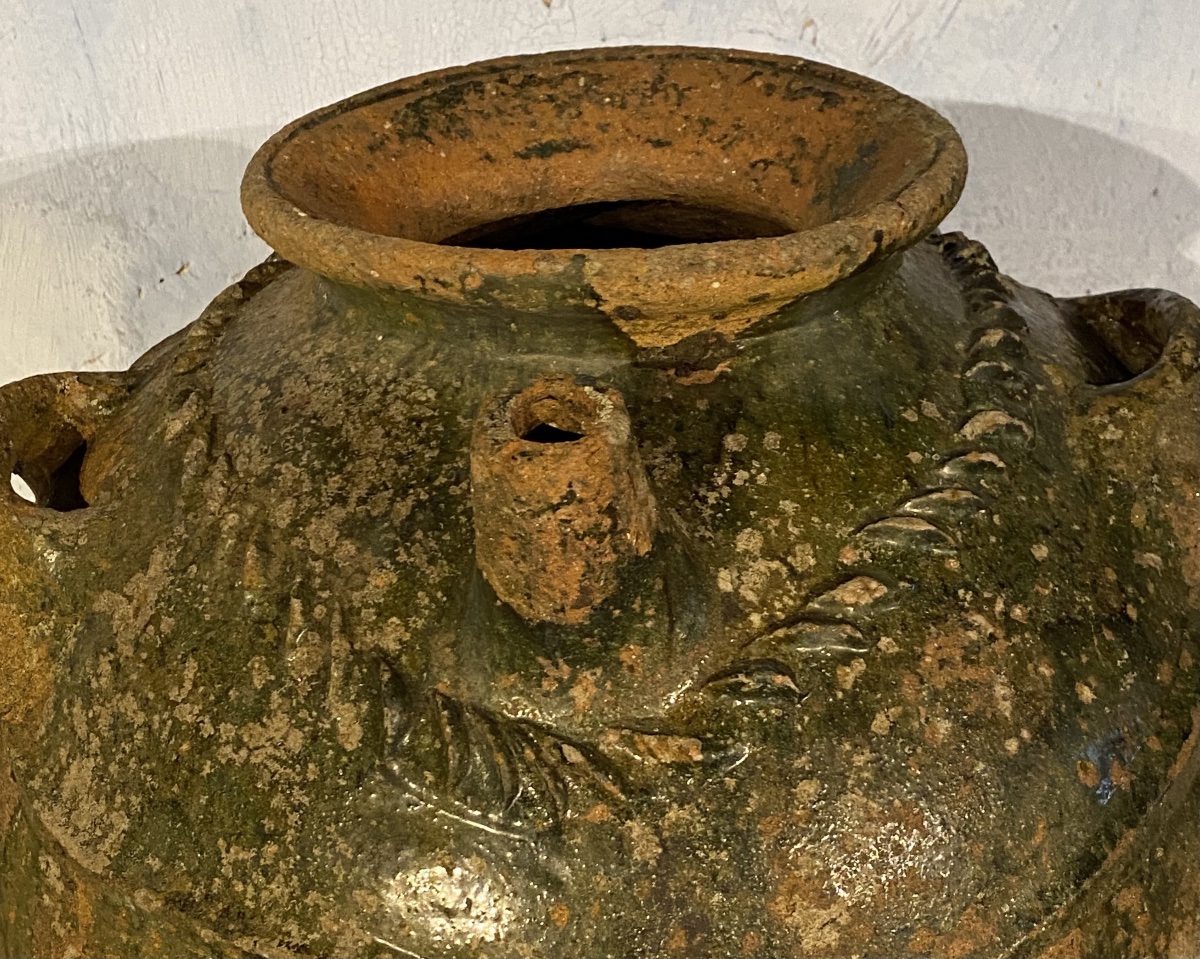 Glazed Earthenware From Auvergne, 18th Century -photo-4