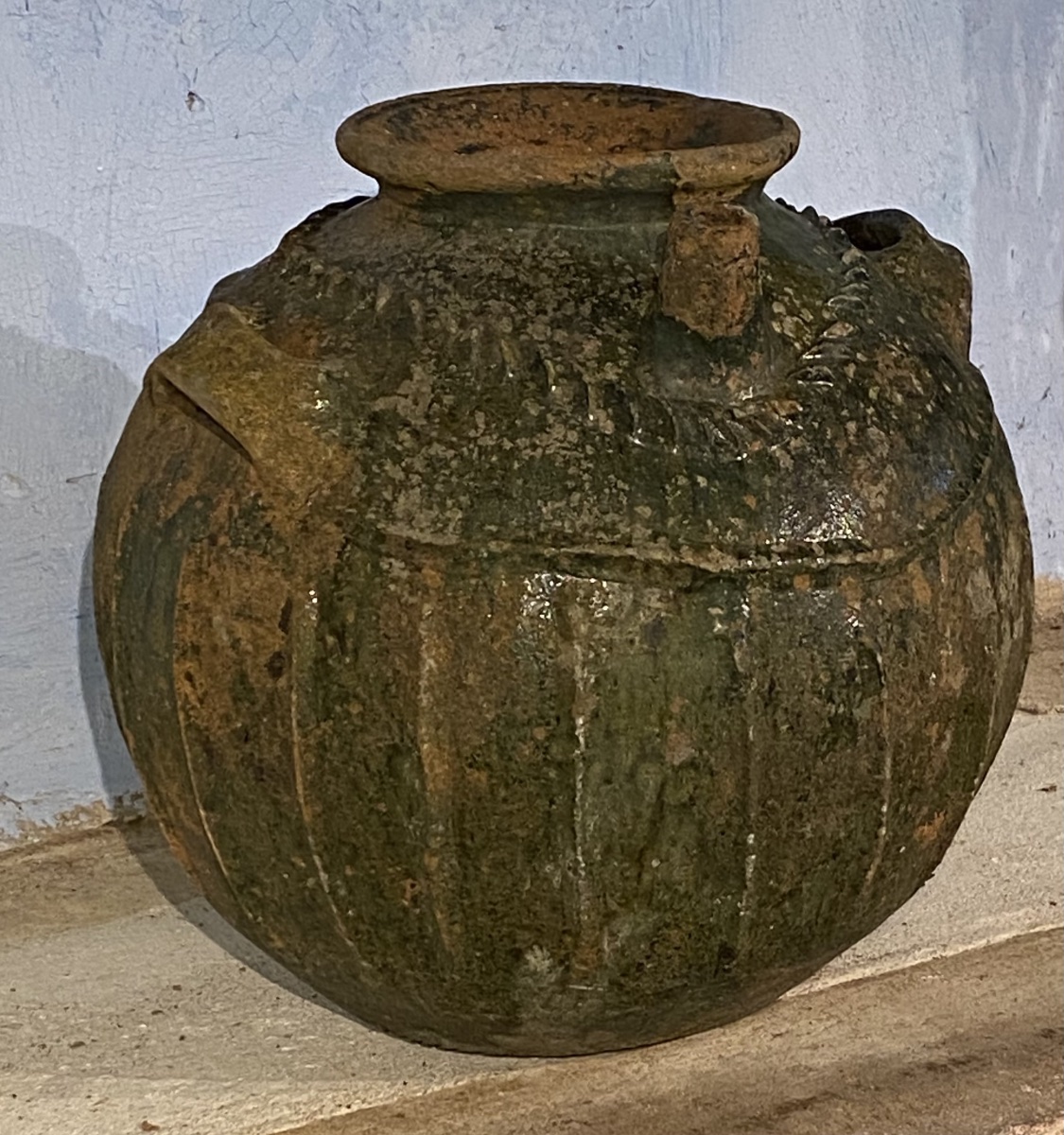 Glazed Earthenware From Auvergne, 18th Century -photo-1