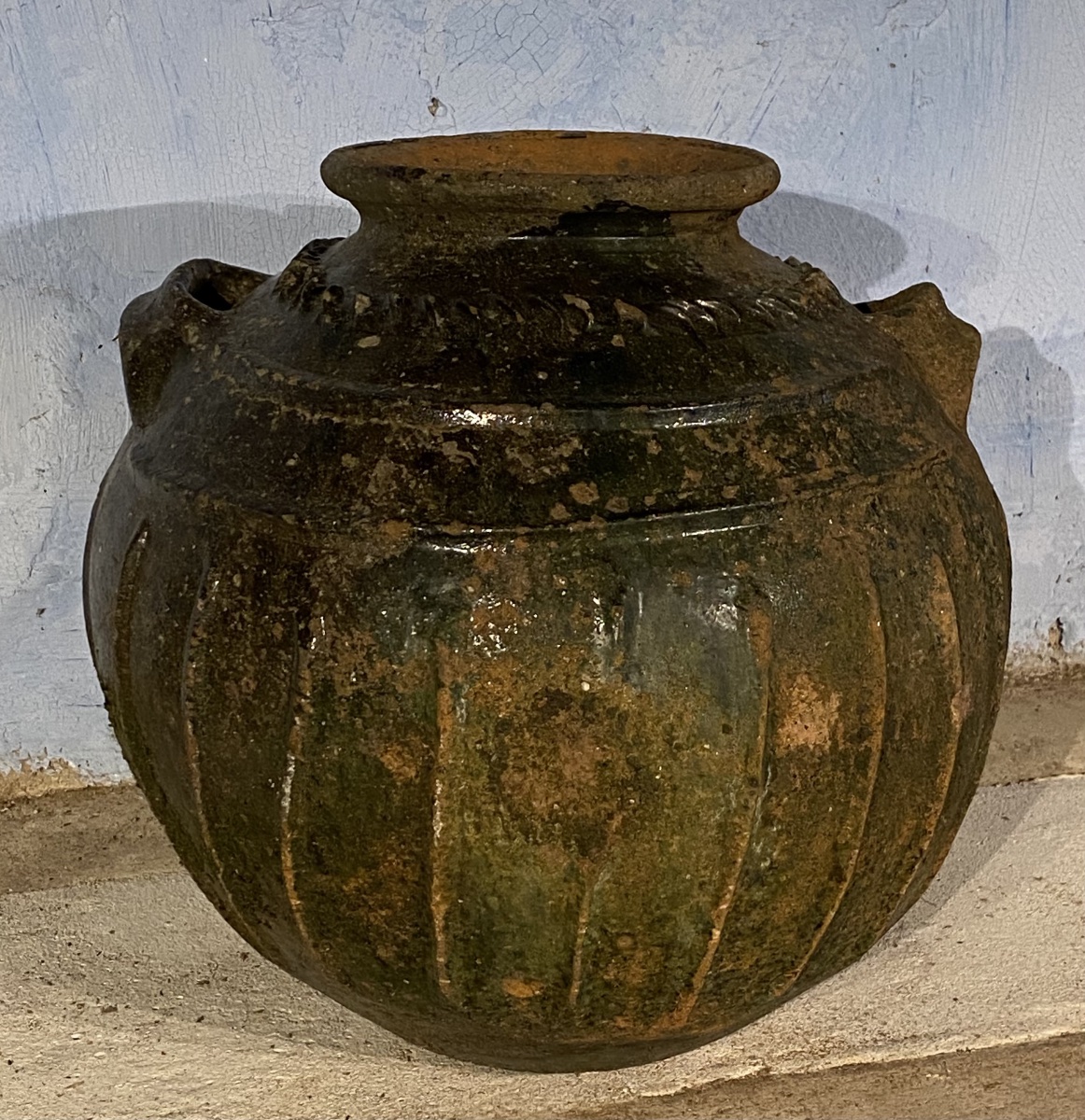 Glazed Earthenware From Auvergne, 18th Century -photo-4