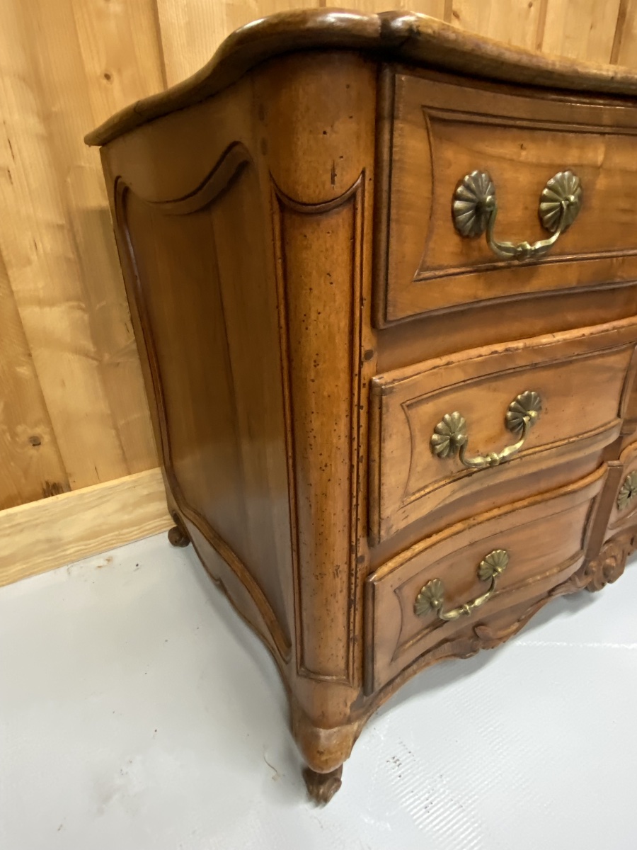 Commode Arbalète Noyer XVlllème-photo-3