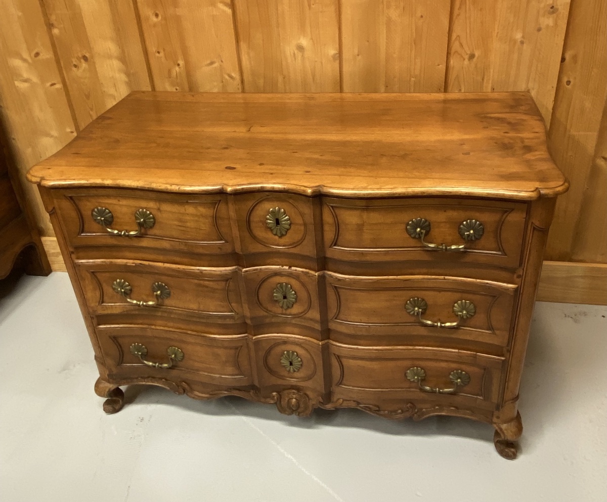 Commode Arbalète Noyer XVlllème-photo-4
