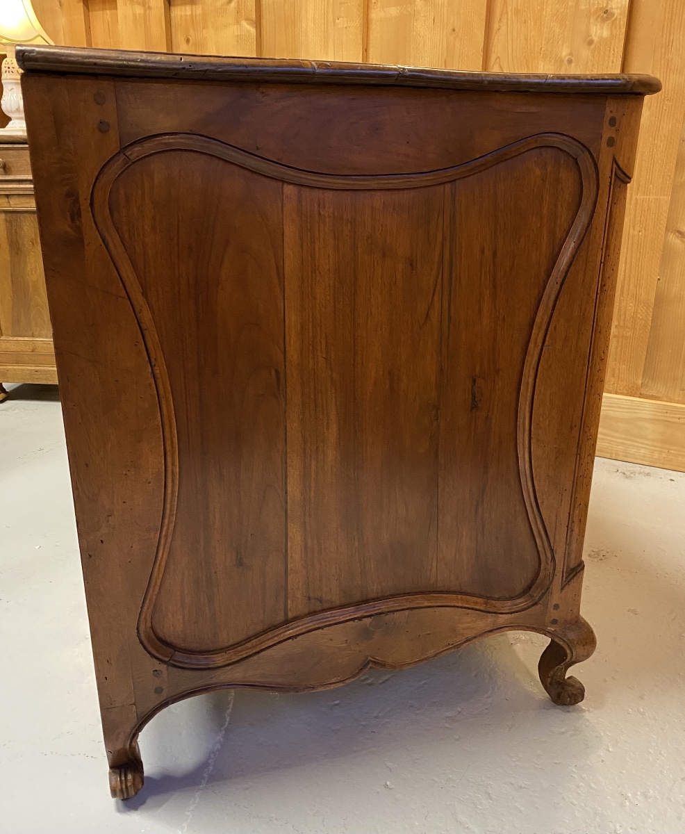Commode Arbalète Noyer XVlllème-photo-2