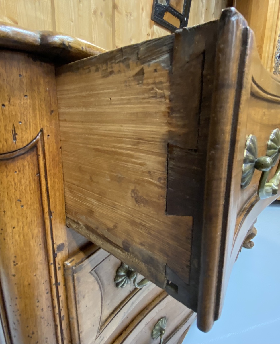 Commode Arbalète Noyer XVlllème-photo-3