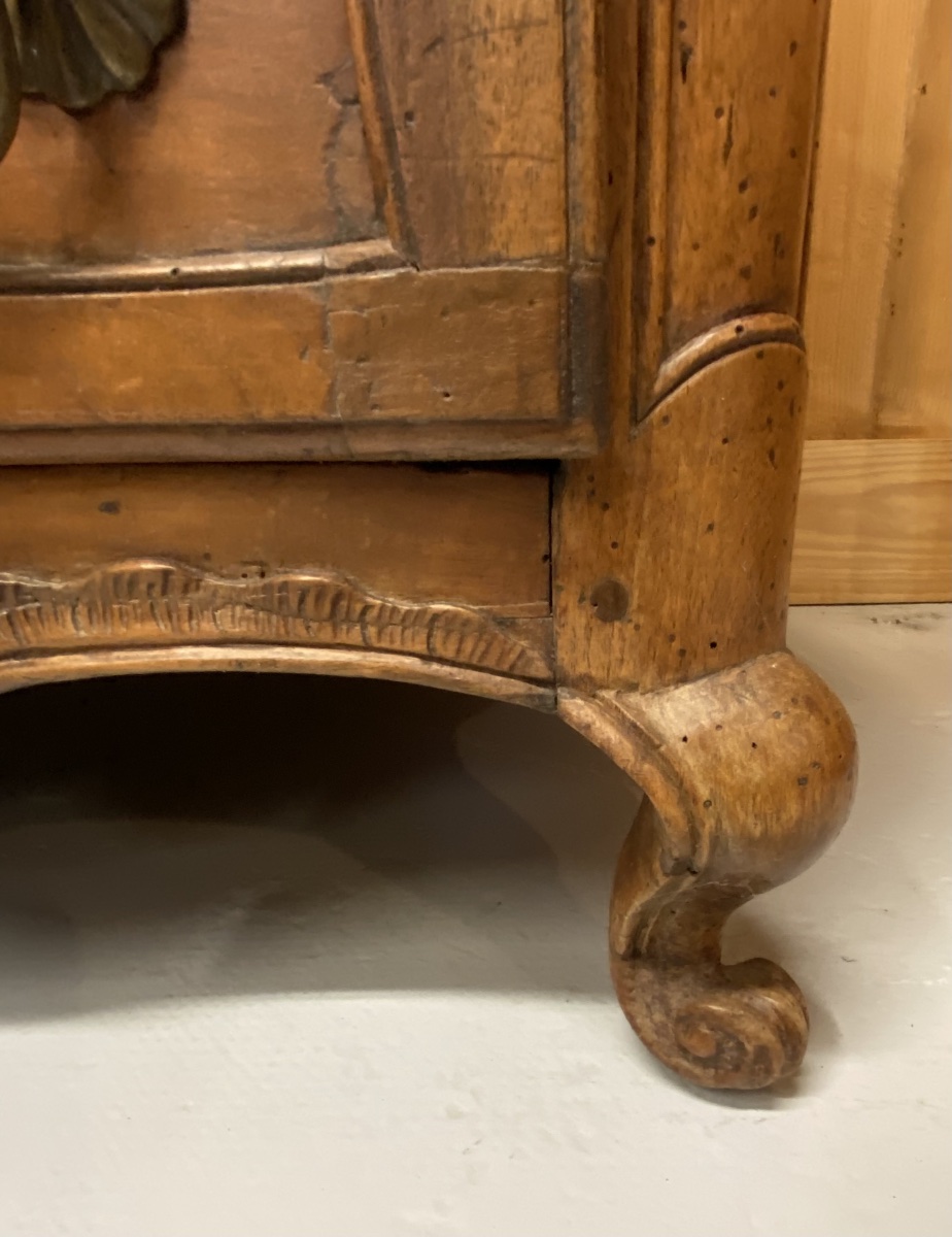 Commode Arbalète Noyer XVlllème-photo-4