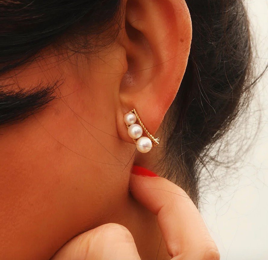 Clips d'oreilles vintage belles de jour-photo-2