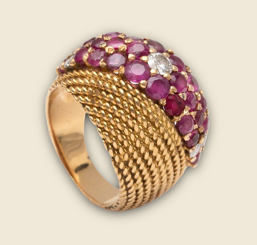 Ardent Désir Yellow Gold Vintage Ring-photo-3
