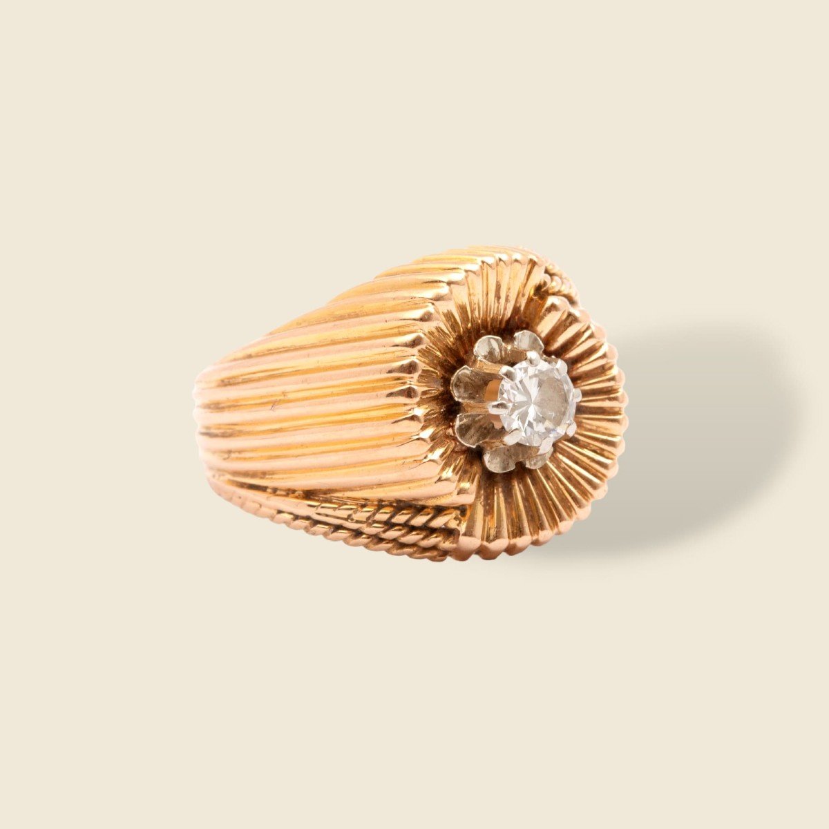 Bague Or Jaune Et Diamants Emmenez-moi-photo-2