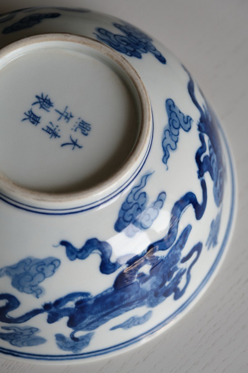 Kangxi Collection Bowl Chinese Porcelain 19th Century-photo-3
