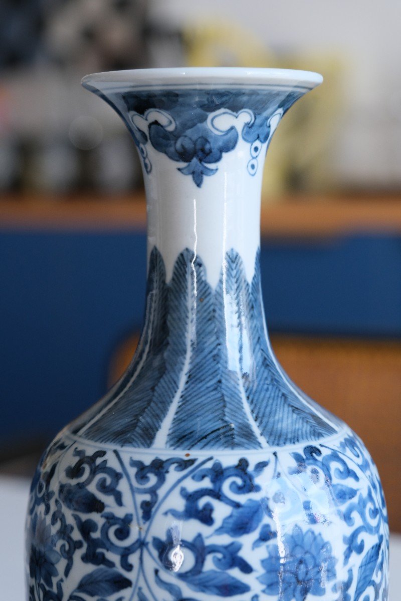 Qianlong Chinese Porcelain Vase Early 20th Century-photo-2