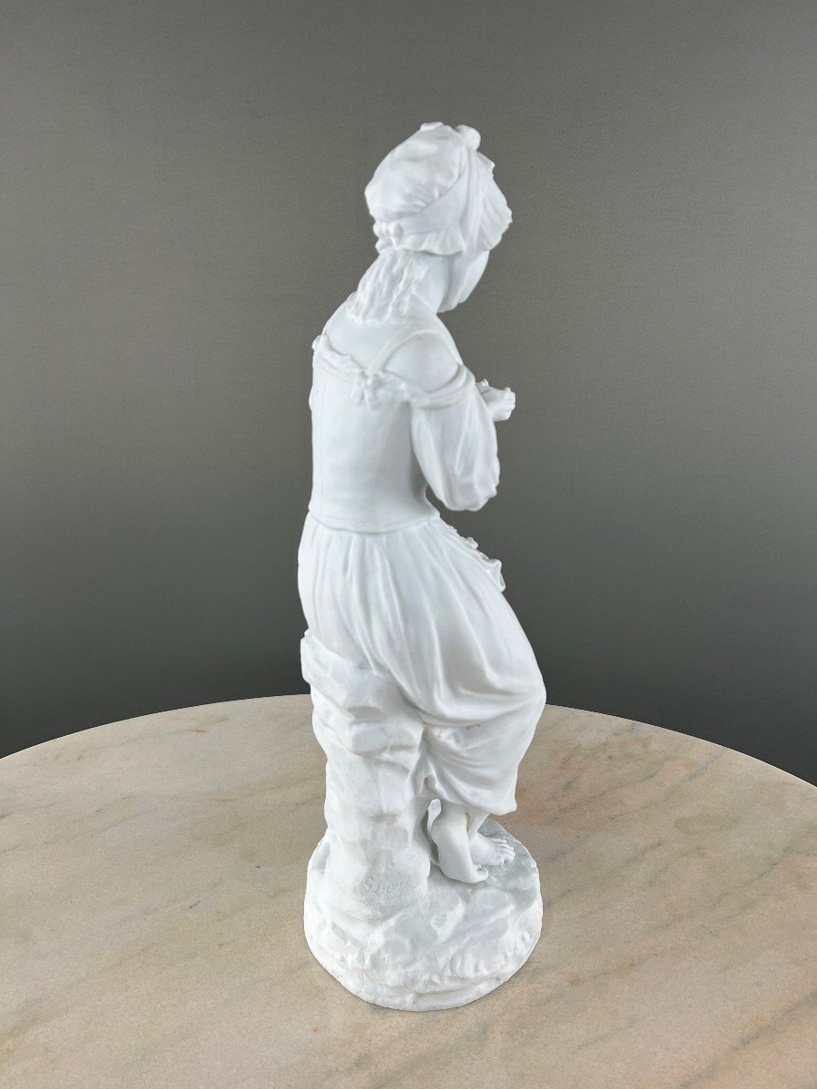 Pair Of Biscuit Sculptures, Signed G. Lévy (1820-1899), 19th Century-photo-6