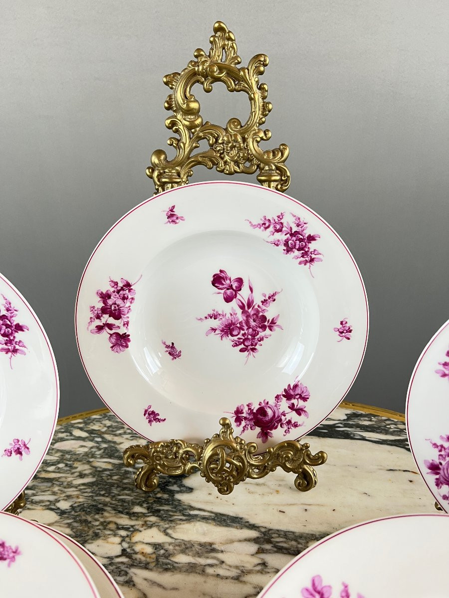 Service de table en porcelaine de Limoges par Théodore Haviland, XXe siècle-photo-4