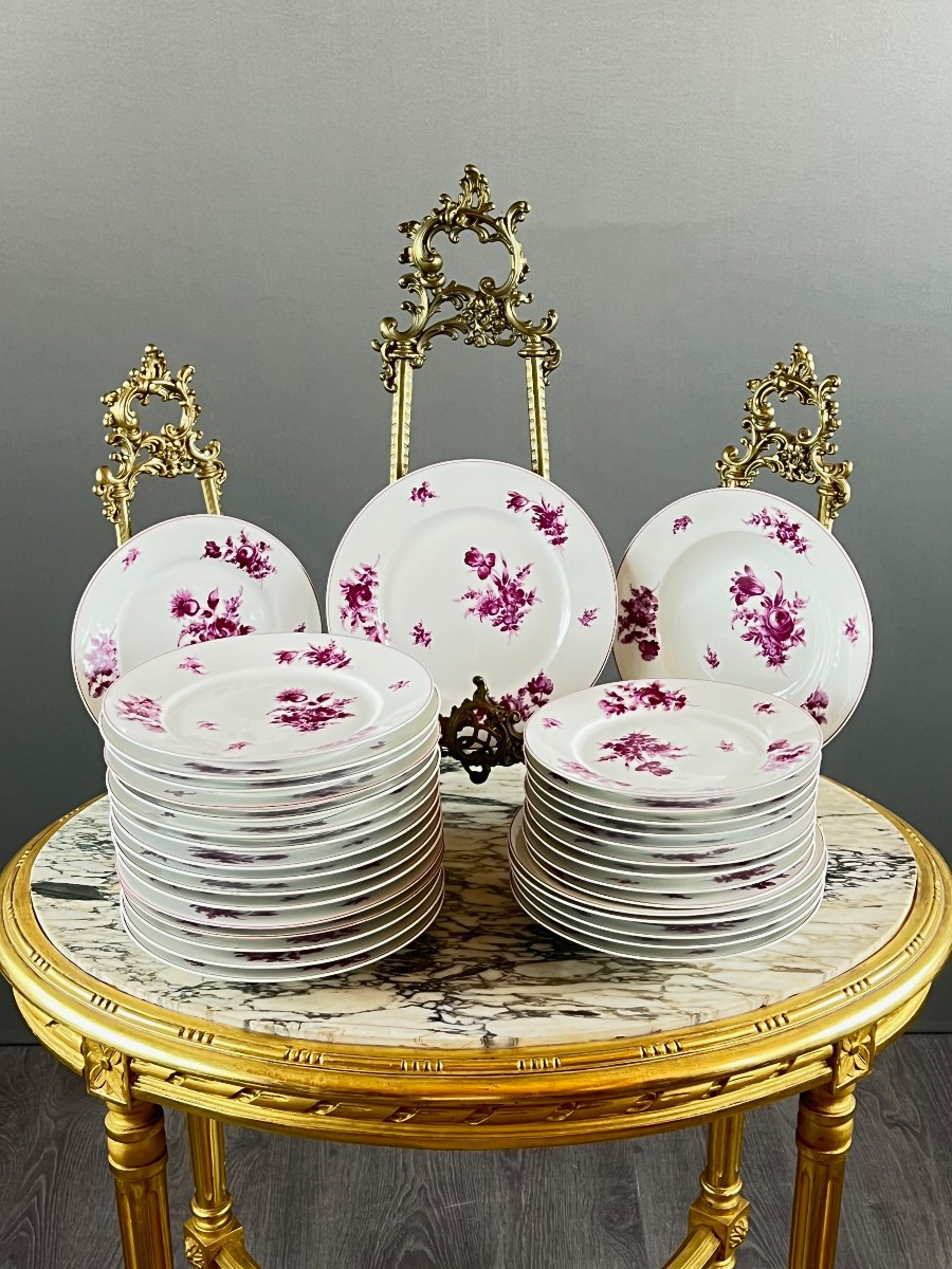 Service de table en porcelaine de Limoges par Théodore Haviland, XXe siècle