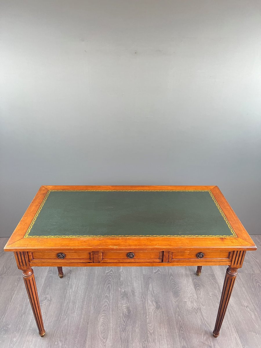 Louis XVI Style Wooden Desk, 20th Century-photo-3