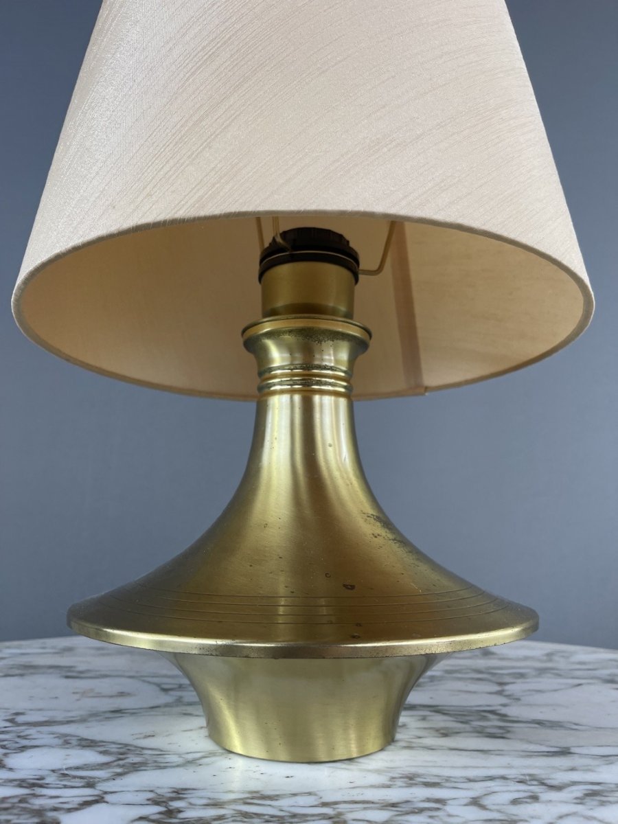Paire de lampes en laiton, design moderniste, XXe Siècle -photo-3