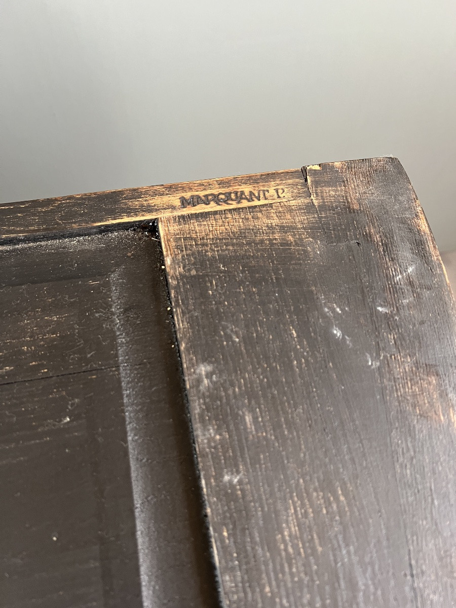 Louis XV Chest Of Drawers Stamped Marking P., Late 19th Century-photo-2