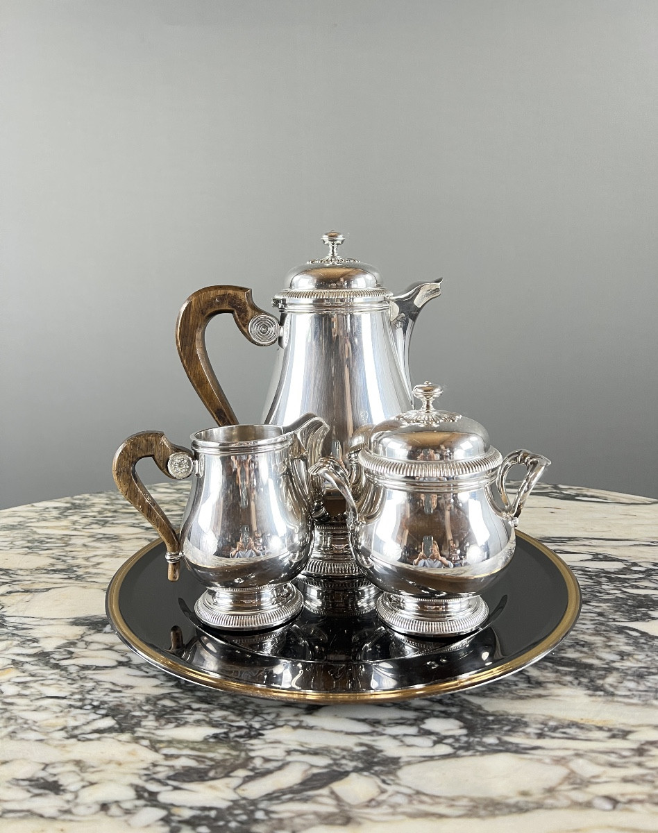 Silver-plated Tea And Coffee Set – Christofle, Gallia Collection