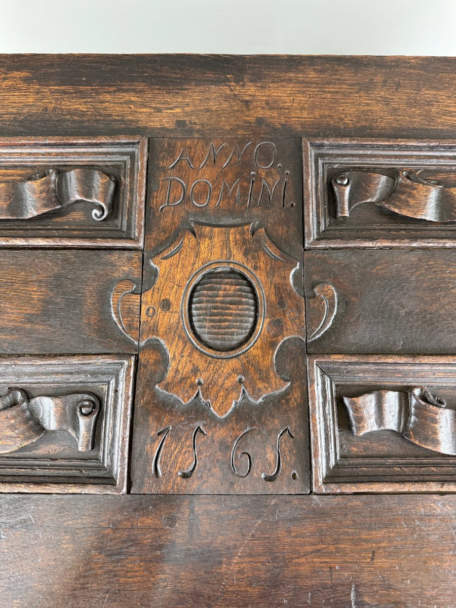 Antique Neo-renaissance Chest, 19th Century -photo-5