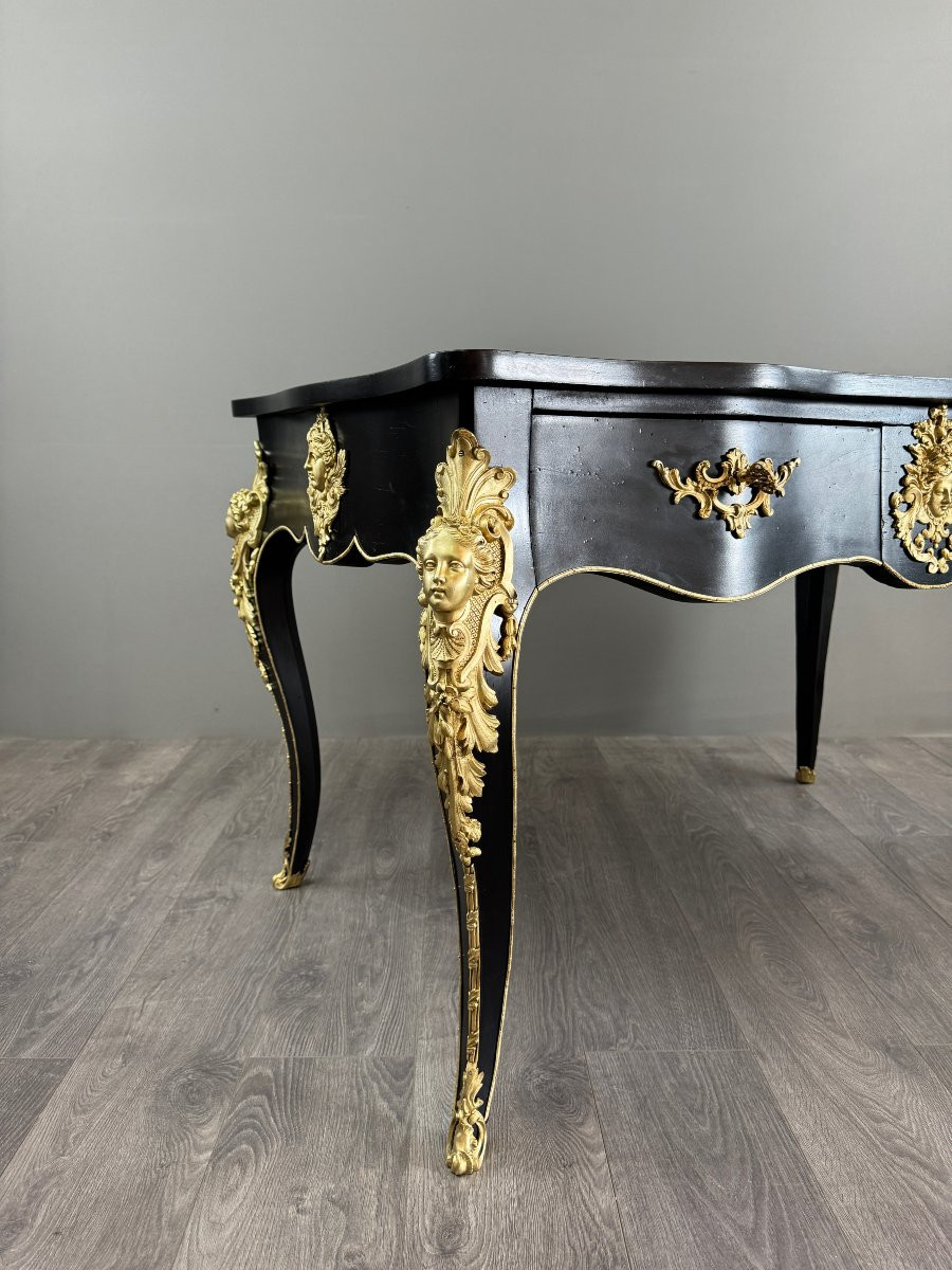 Louis XV Style Desk, Napoleon III Period-photo-2
