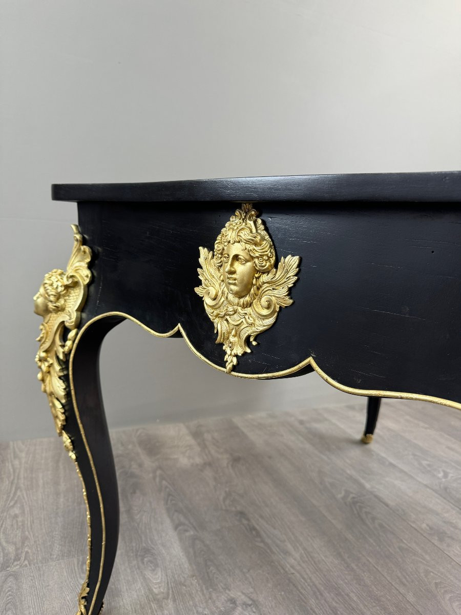 Louis XV Style Desk, Napoleon III Period-photo-4