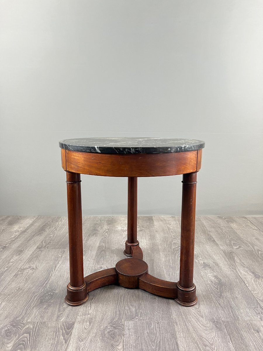 Mahogany Pedestal Table, 19th Century -photo-4