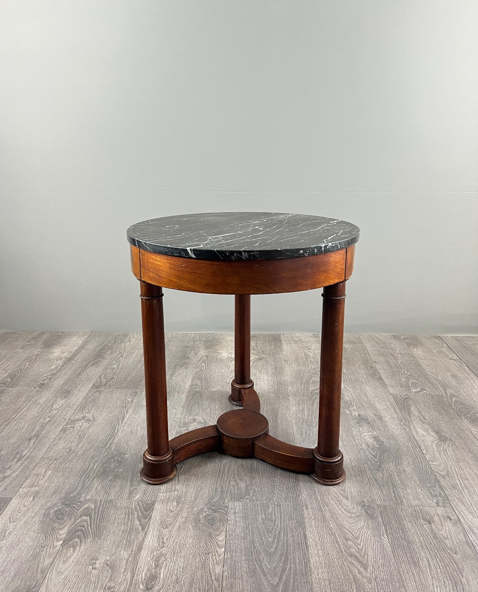 Mahogany Pedestal Table, 19th Century 