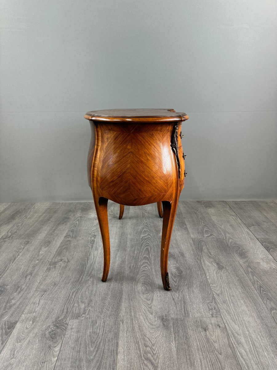 Louis XV Style Marquetry Dressing Table, 20th Century-photo-7