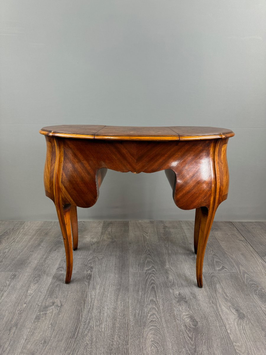 Louis XV Style Marquetry Dressing Table, 20th Century-photo-8