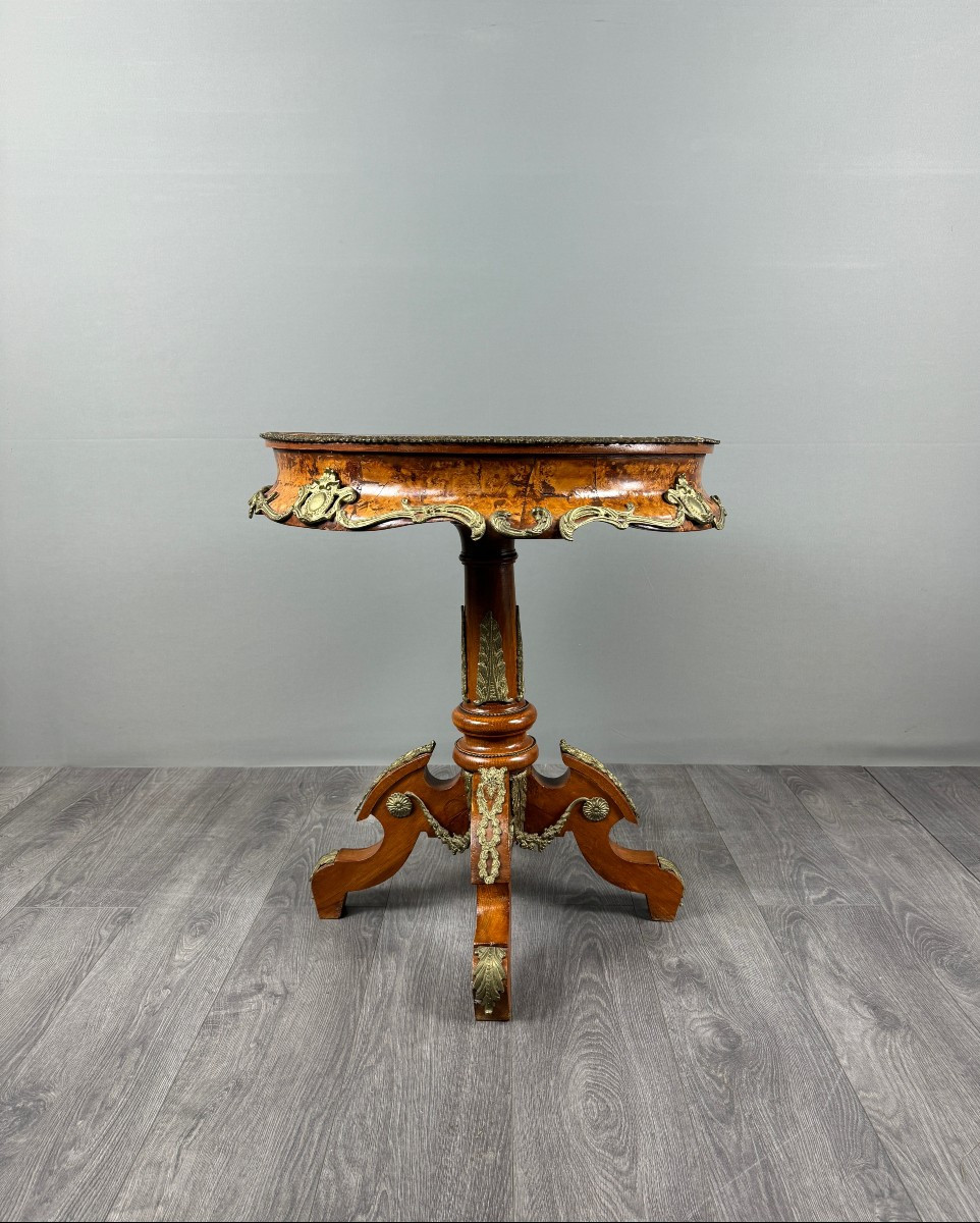 Louis XV Style Pedestal Table, 20th Century