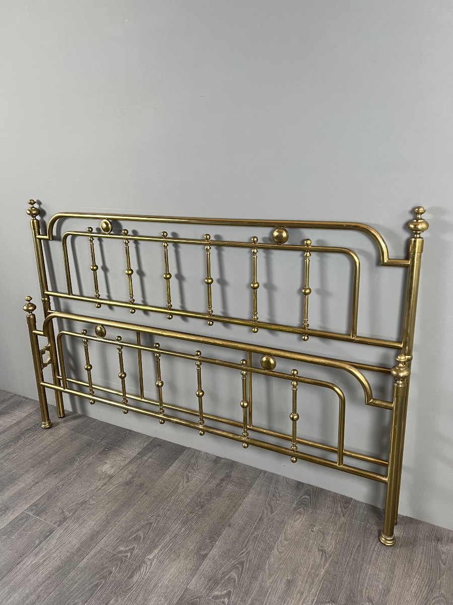 Brass Bed, 20th Century-photo-4