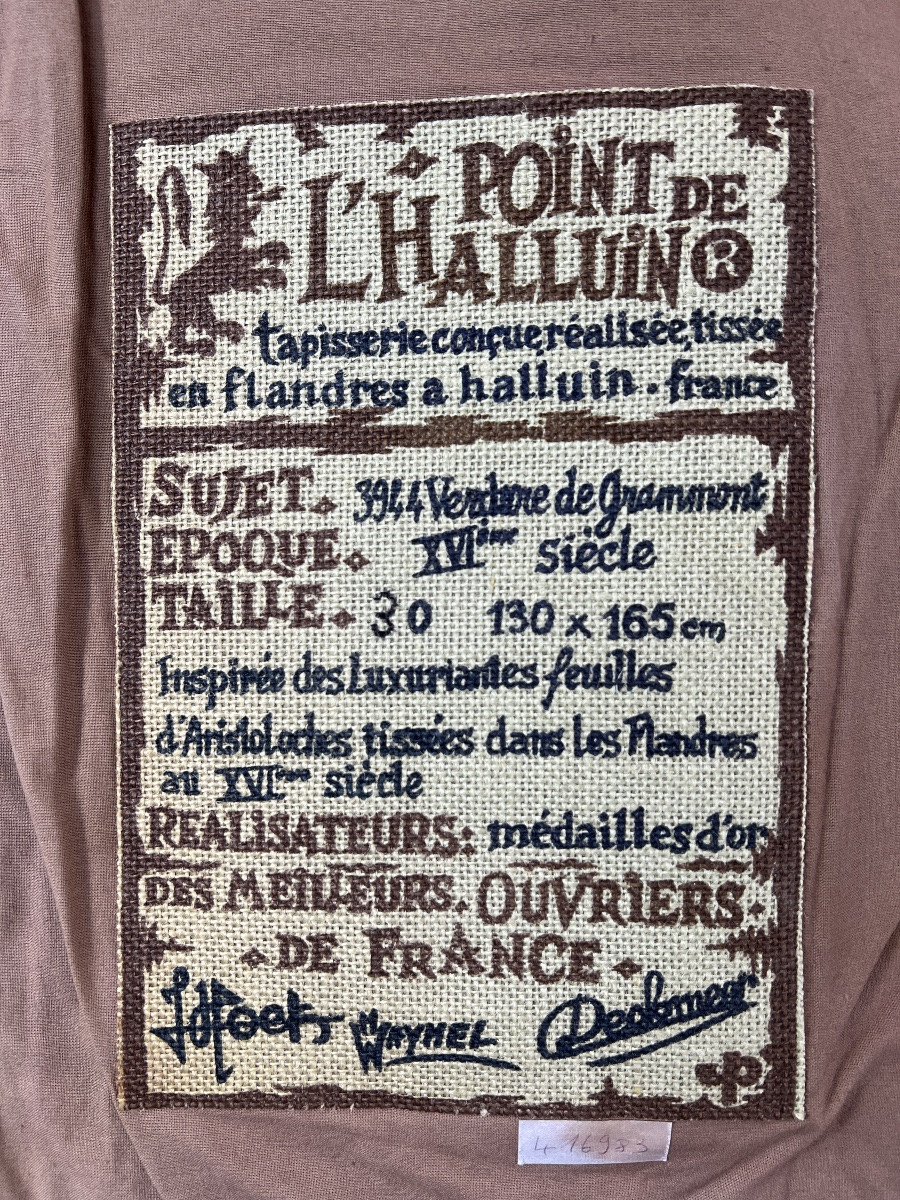 Tapisserie décorative « Feuilles d’Aristoloches », XXe Siècle-photo-4