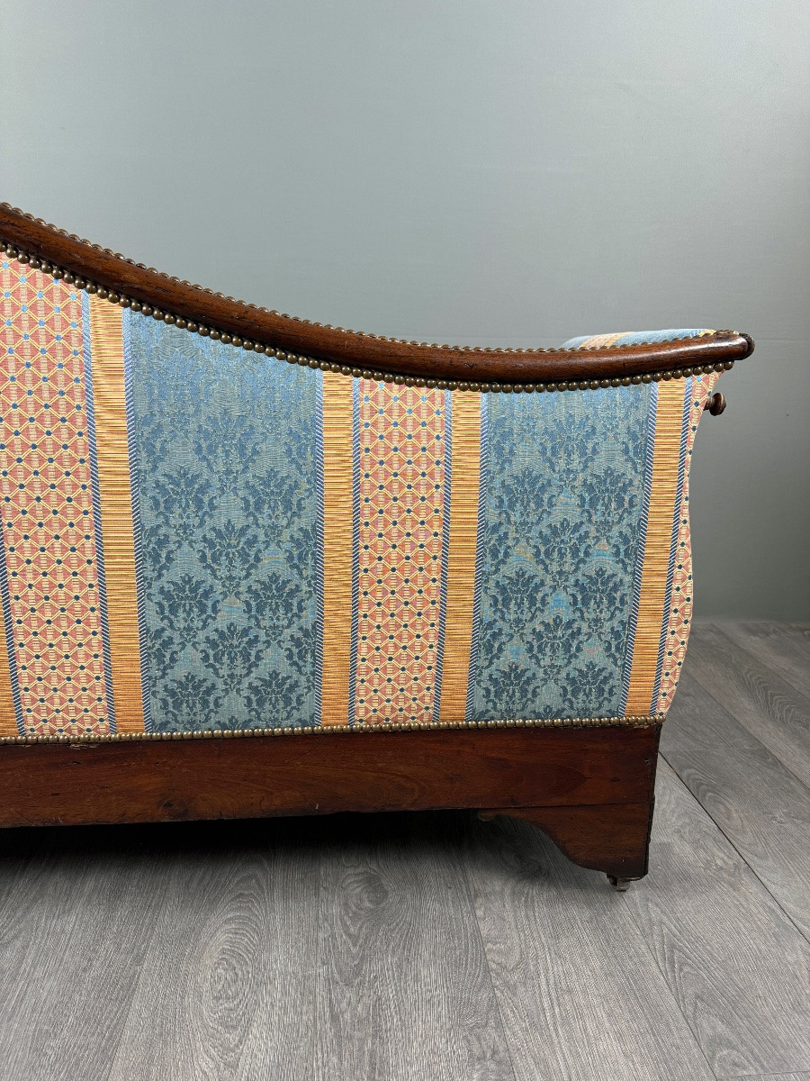 Restoration Period Chaise Longue, 19th Century-photo-8