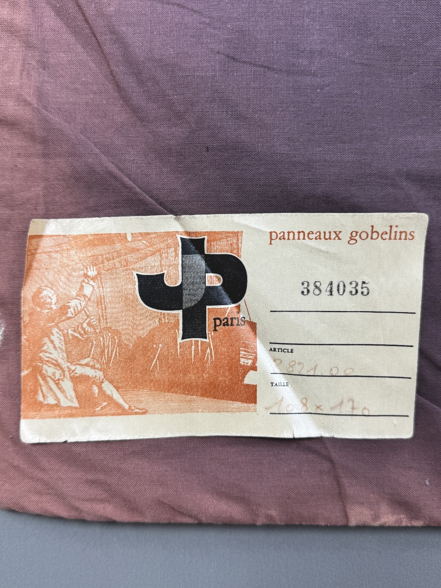 Large Gobelins-style Wall Tapestry, 20th Century-photo-2