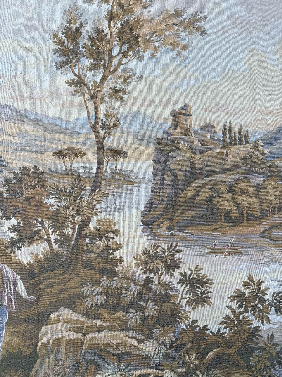 Large Gobelins-style Wall Tapestry, 20th Century-photo-7