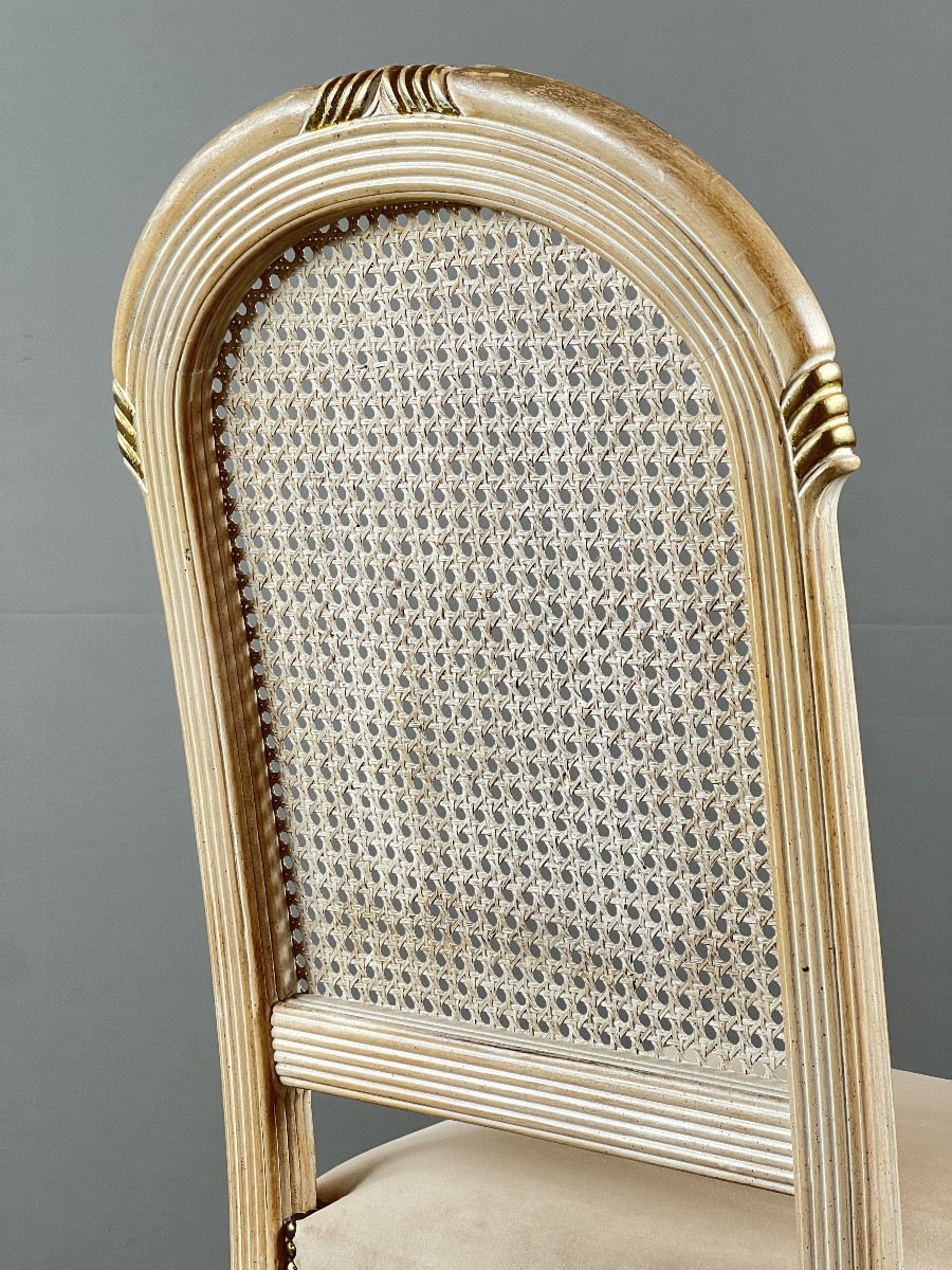 Suite de quatre chaises, XXe Siècle-photo-4