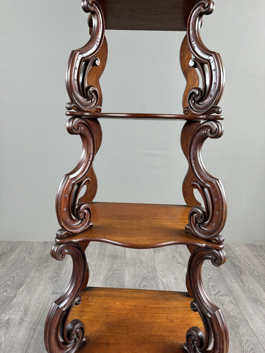 Carved Oak Shelf, 19th Century-photo-2