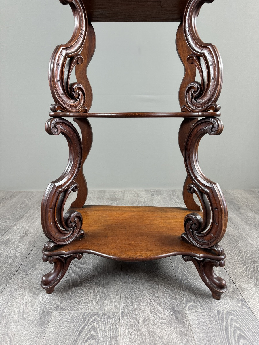 Carved Oak Shelf, 19th Century-photo-3